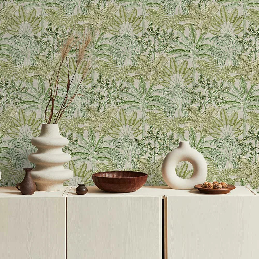 Intrigue - Spring Green Wallpaper