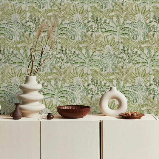 Intrigue - Spring Green Wallpaper
