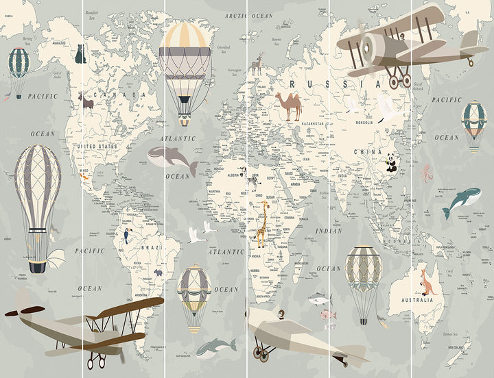 Maps Murals – Wallpaper Inn