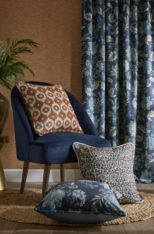 Artisan Weave Orange Wallpaper - Wallpaper Inn 