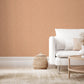Artisan Weave Orange Wallpaper