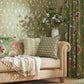 Artisan Weave Sage Wallpaper
