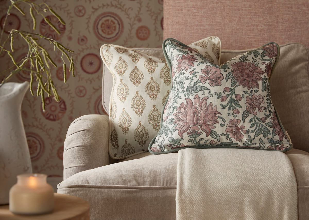 Atisan Weave Warm Spice Wallpaper