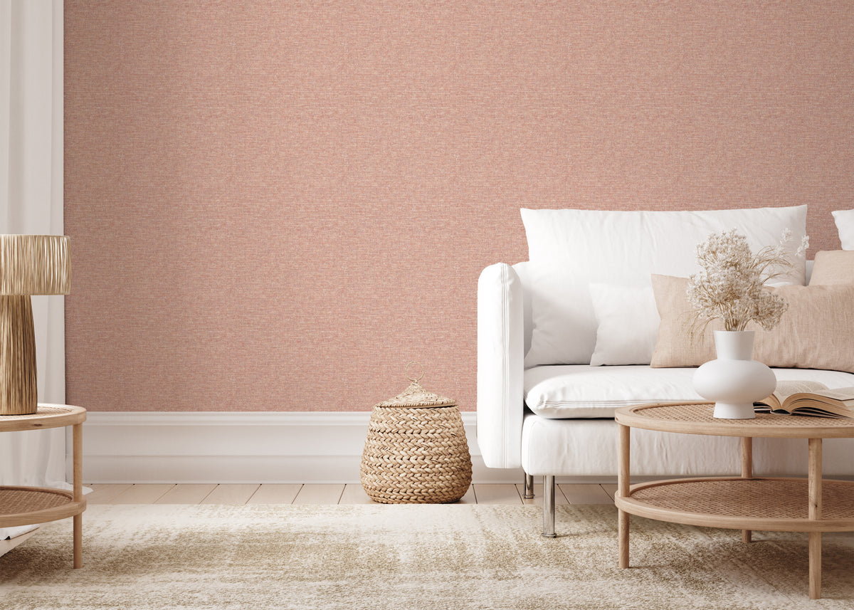Atisan Weave Warm Spice Wallpaper