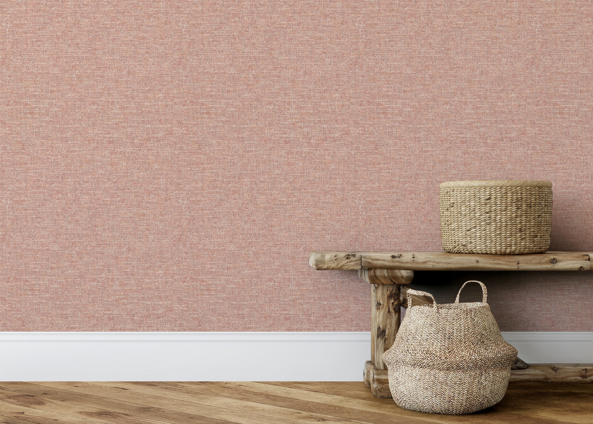 Atisan Weave Warm Spice Wallpaper