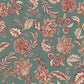 Kashmir Jacobean Teal & Raspberry Fabric