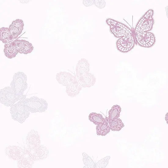 Butterfly Pink Wallpaper Wallpaper Inn