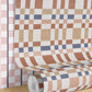 Beran Terracotta/Denim Wallpaper