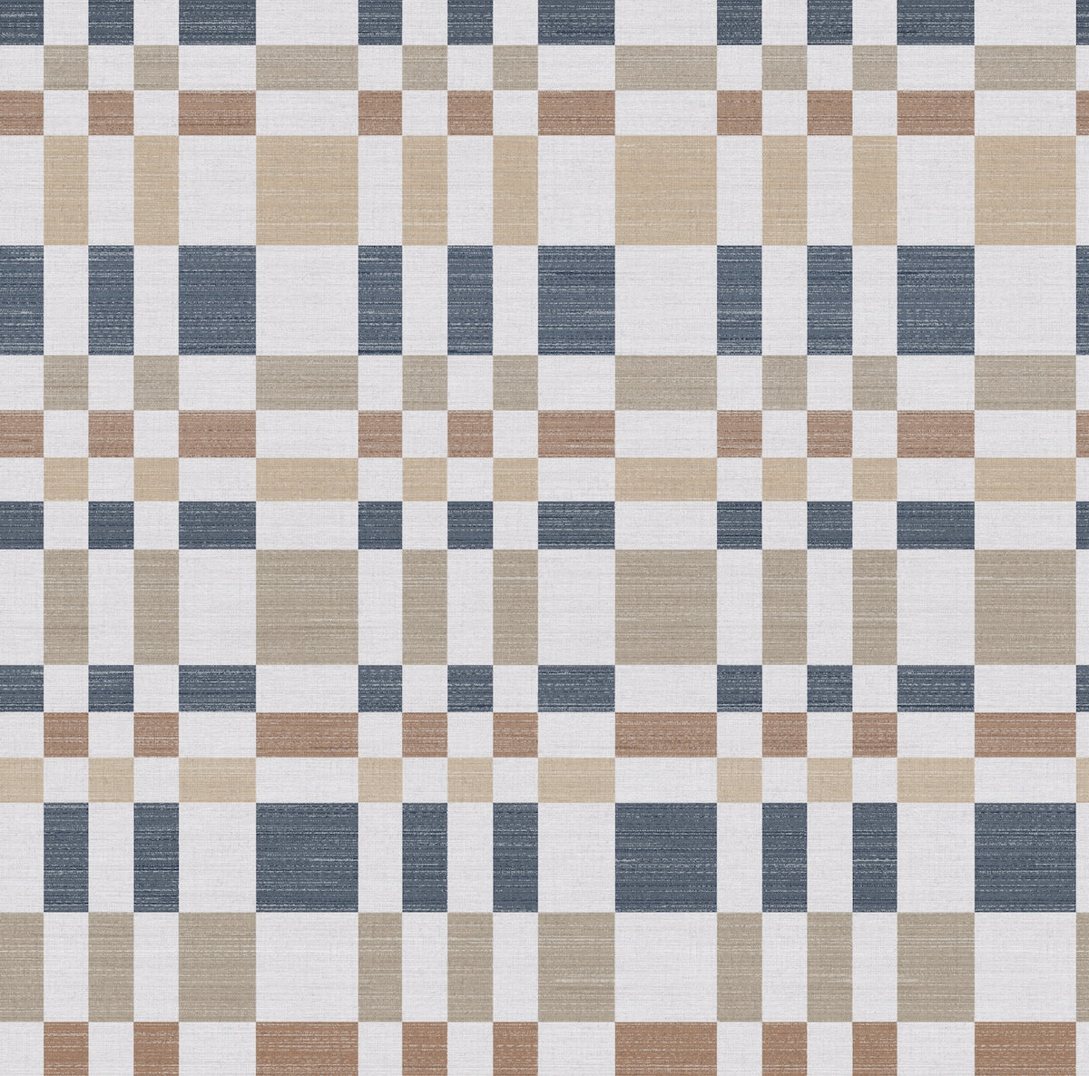 Beran Navy/Natural Wallpaper