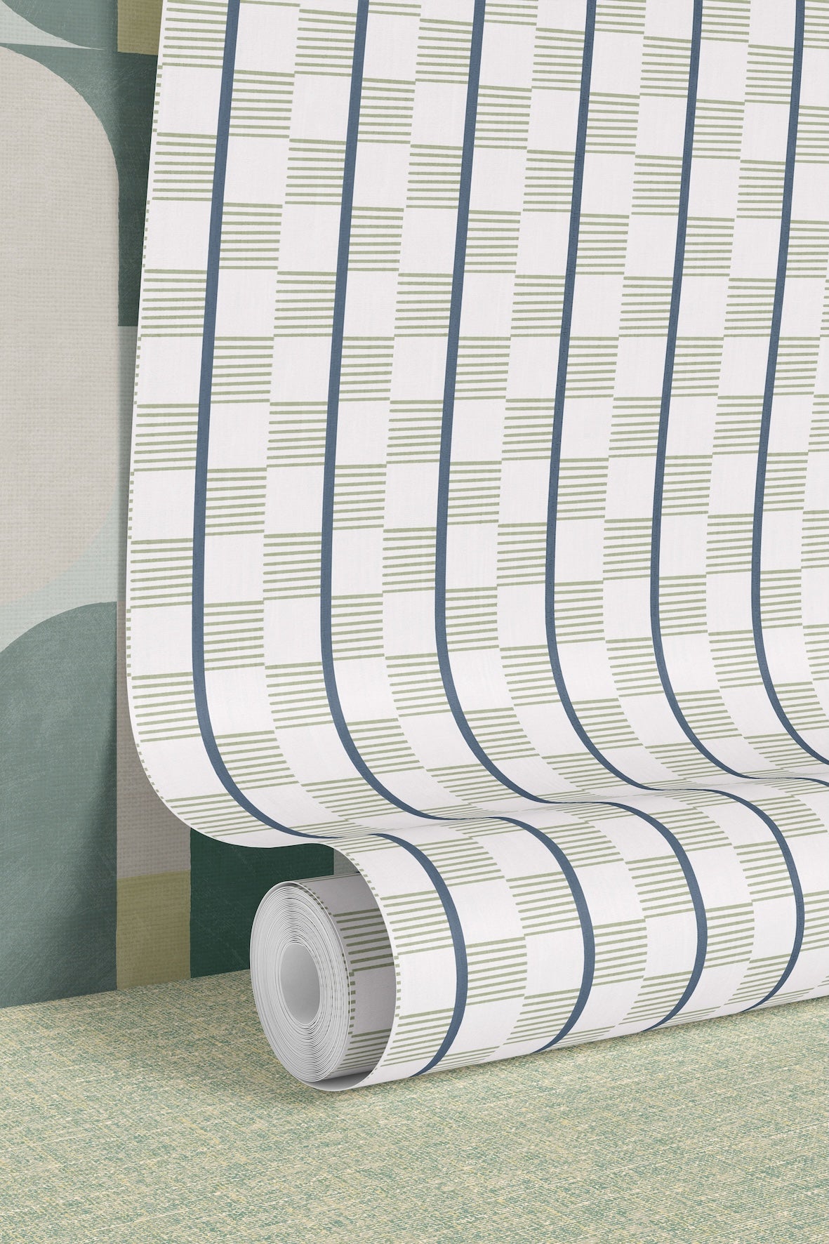 Ponty Olive Wallpaper