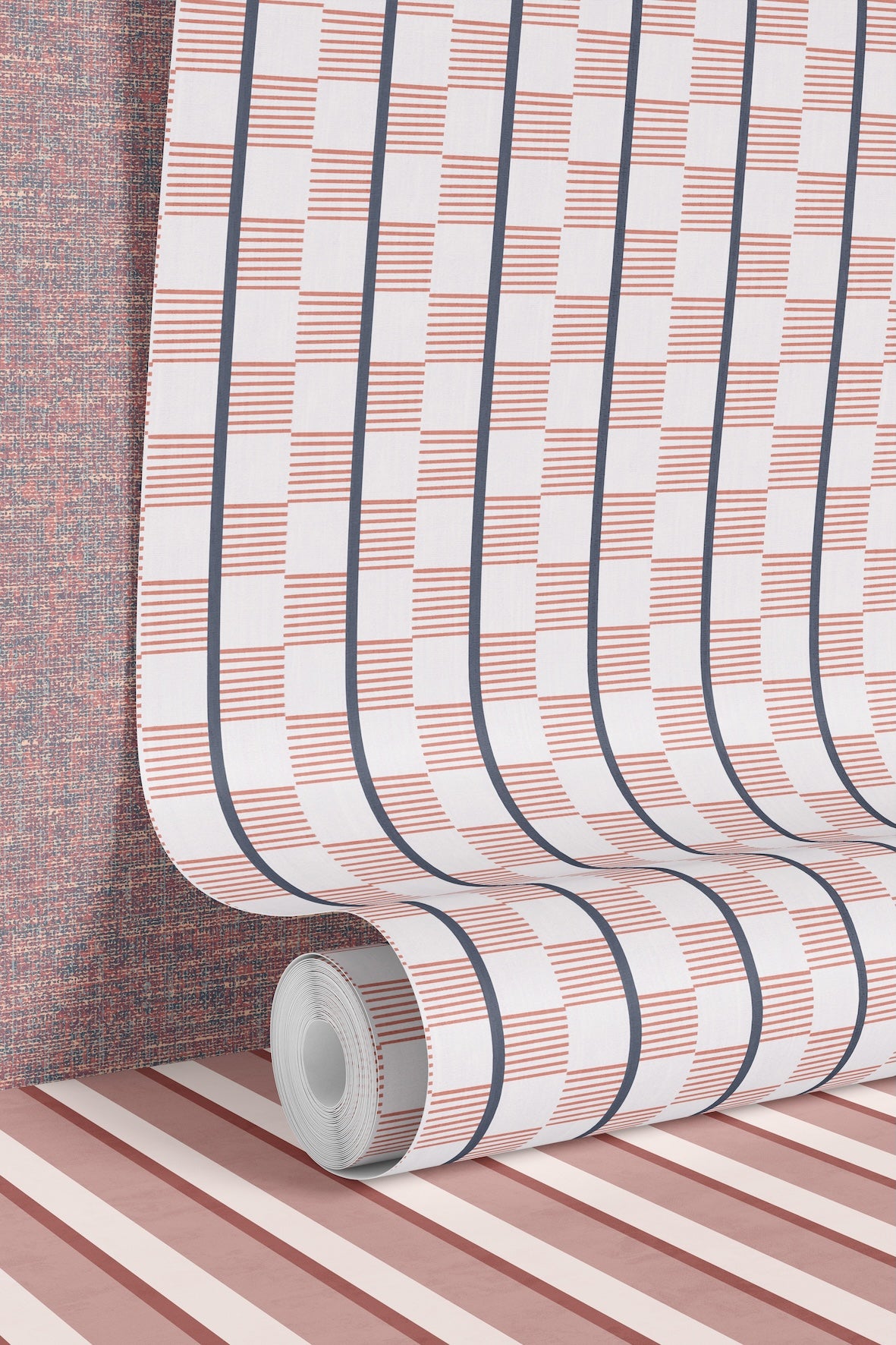 Ponty Terracotta Wallpaper