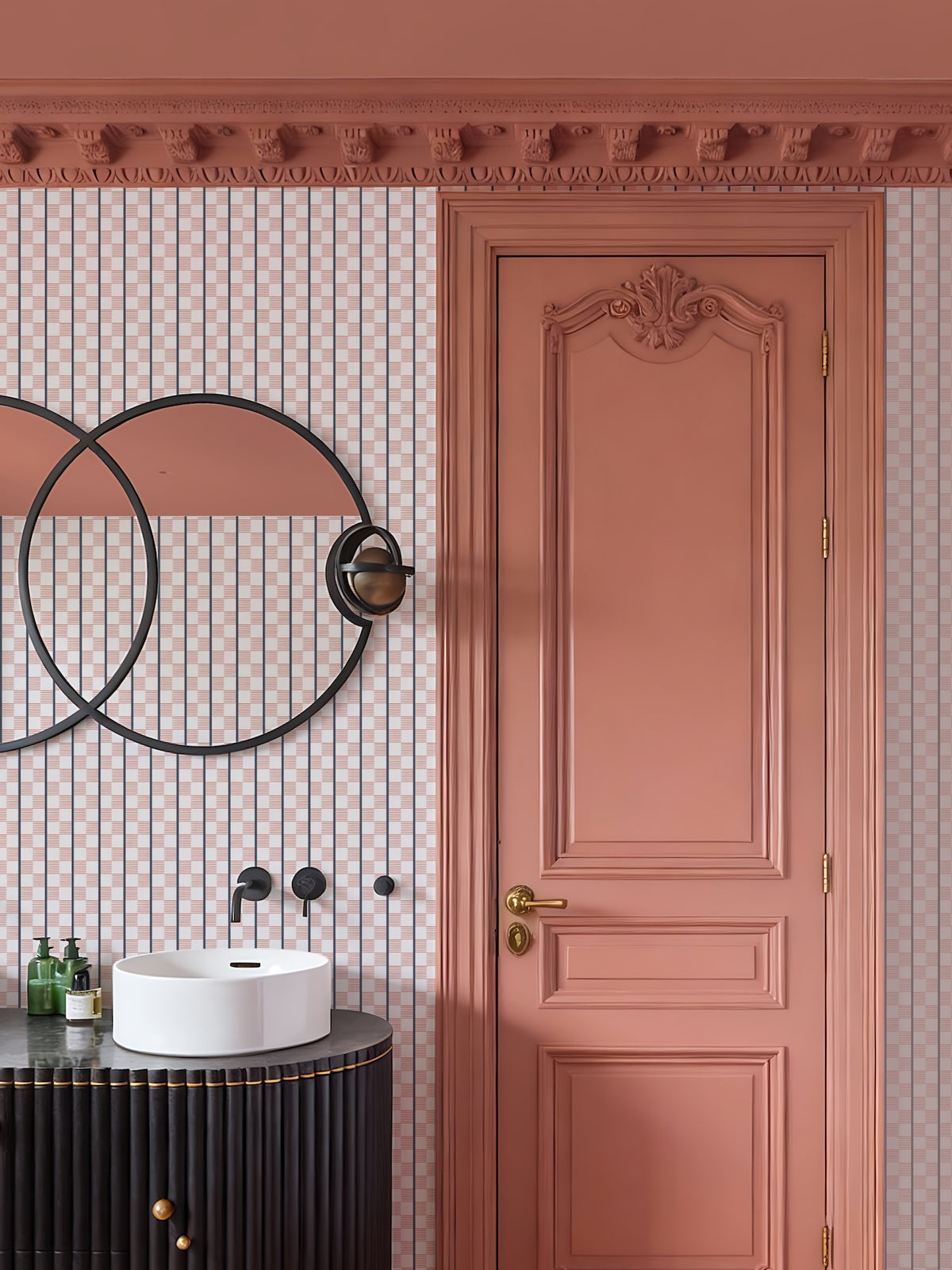Ponty Terracotta Wallpaper