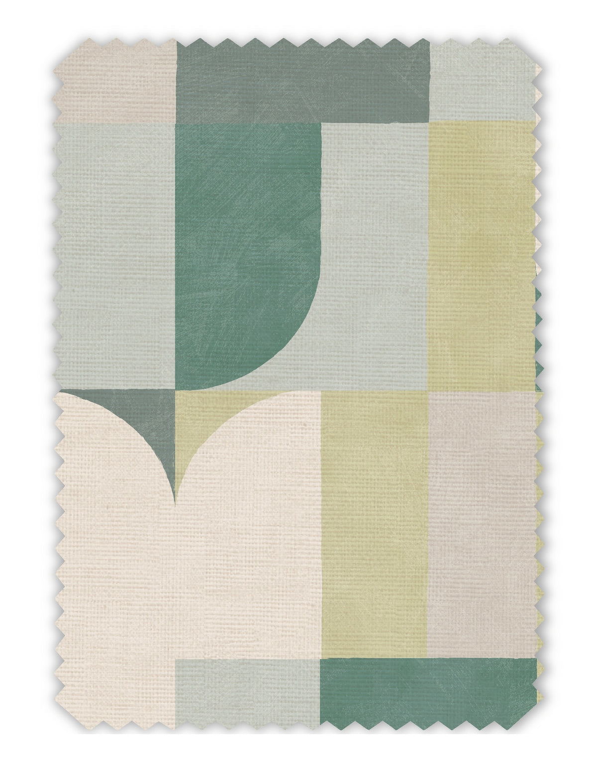 Atton Green/Natural Fabric
