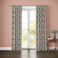 Atton Salmon/Teal Fabric