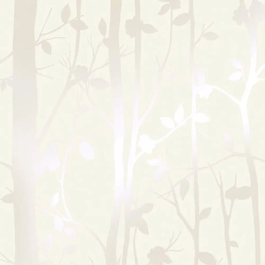 Cottonwood Pearlescent White Wallpaper Wallpaper Inn