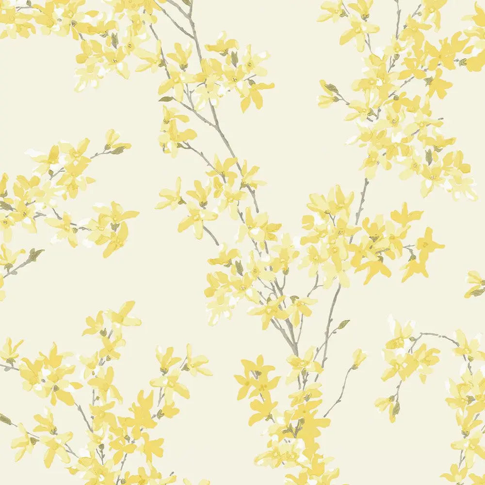 Forsythia Wallpaper Wallpaper Inn