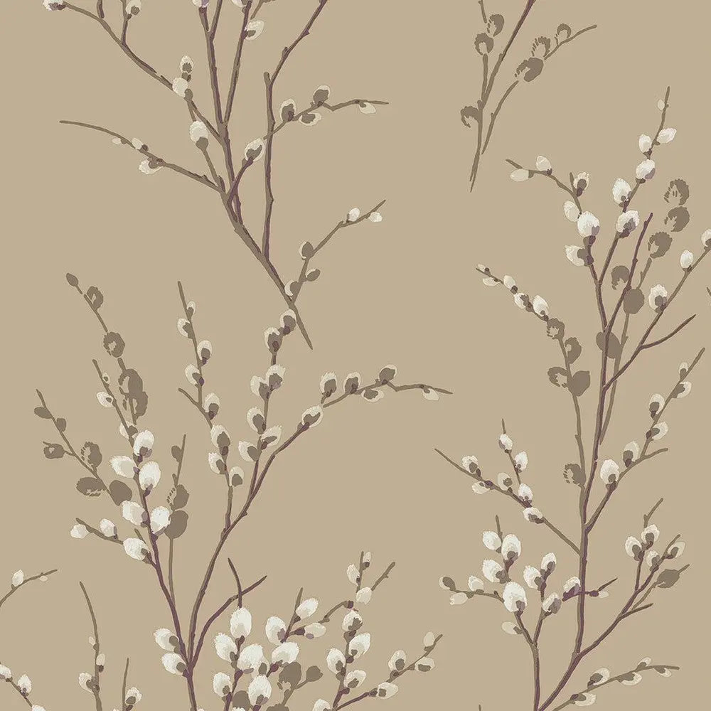 Pussy Willow Wallpaper Wallpaper Inn