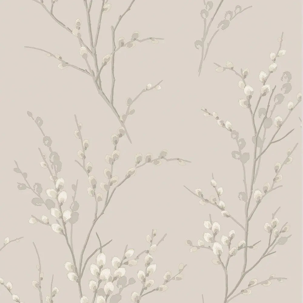 Pussy Willow Wallpaper Wallpaper Inn