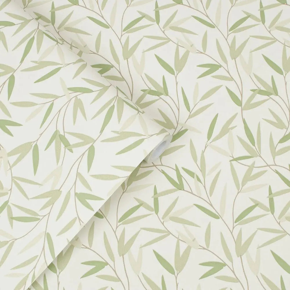 Willow Leaf Wallpaper Wallpaper Inn