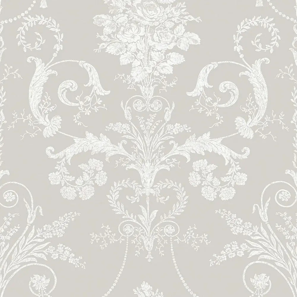 Josette White / Dove Grey Wallpaper Inn