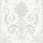 Josette Dove Grey / White Wallpaper Wallpaper Inn