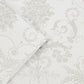 Josette Dove Grey / White Wallpaper Wallpaper Inn