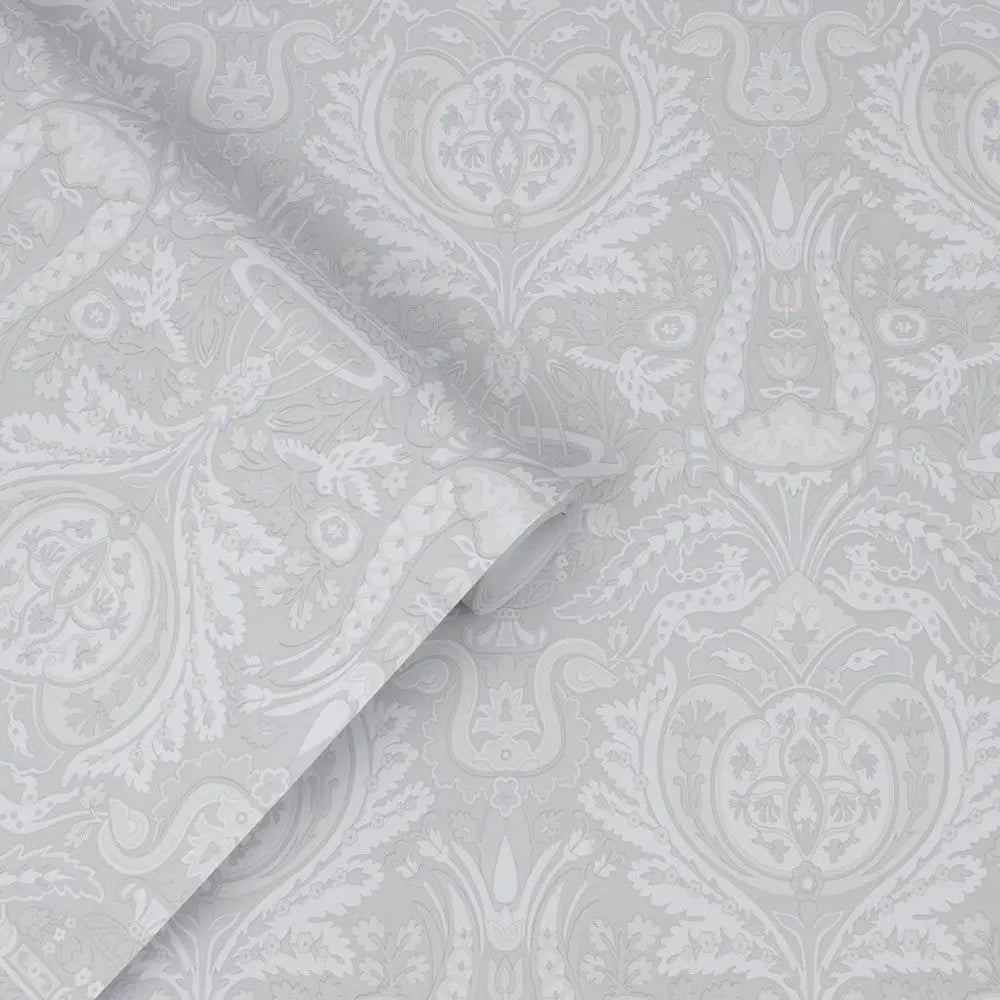 Heraldic Damask Wallpaper Wallpaper Inn