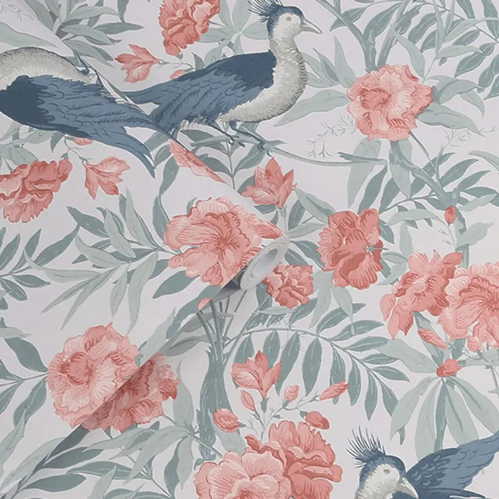 Osterly Rosewood Wallpaper Wallpaper Inn