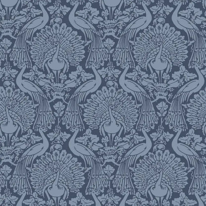 Peacock Damask Wallpaper Wallpaper Inn