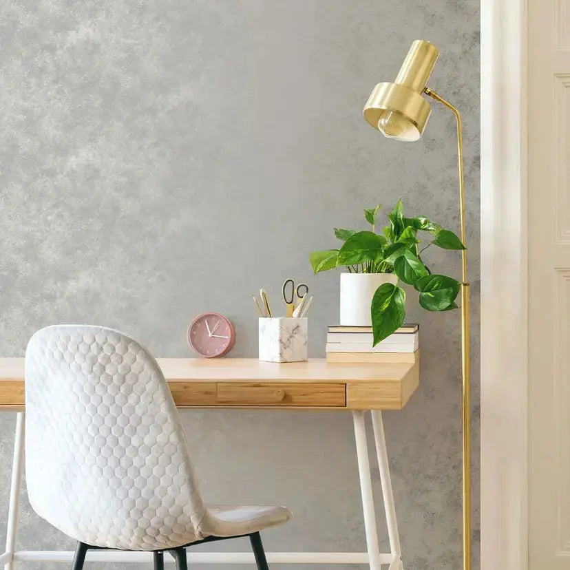 Gilded Concrete Wallpaper Wallpaper Inn