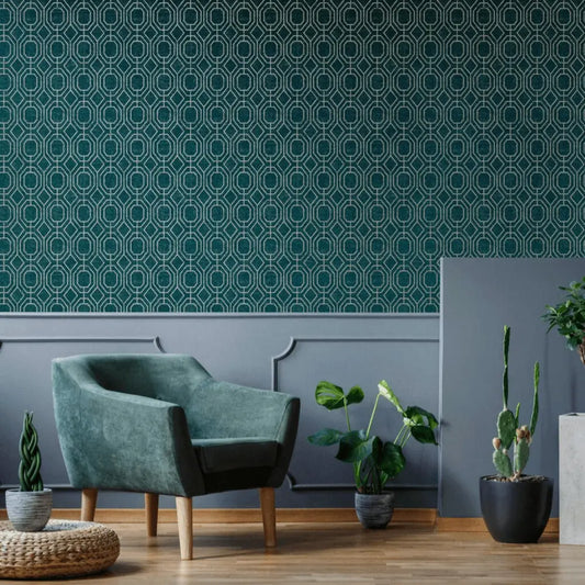 Luxe Geo Wallpaper Wallpaper Inn