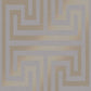 Metallic Greek Key Wallpaper Wallpaper Inn