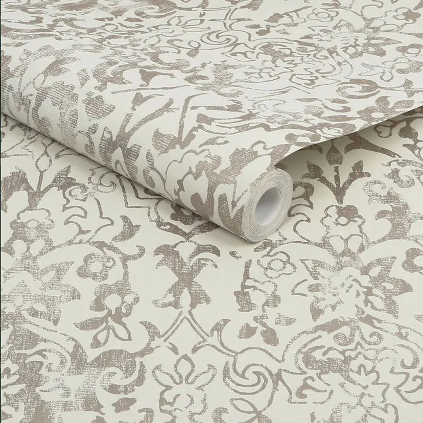 Majestic Damask Wallpaper Wallpaper Inn