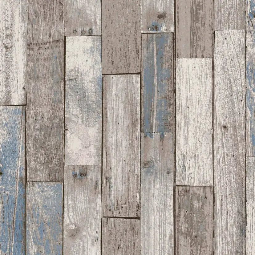 Distressed Wood Plank Wallpaper Wallpaper Inn