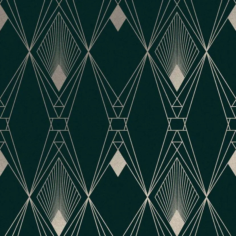 Deco Geometric Wallpaper Wallpaper Inn