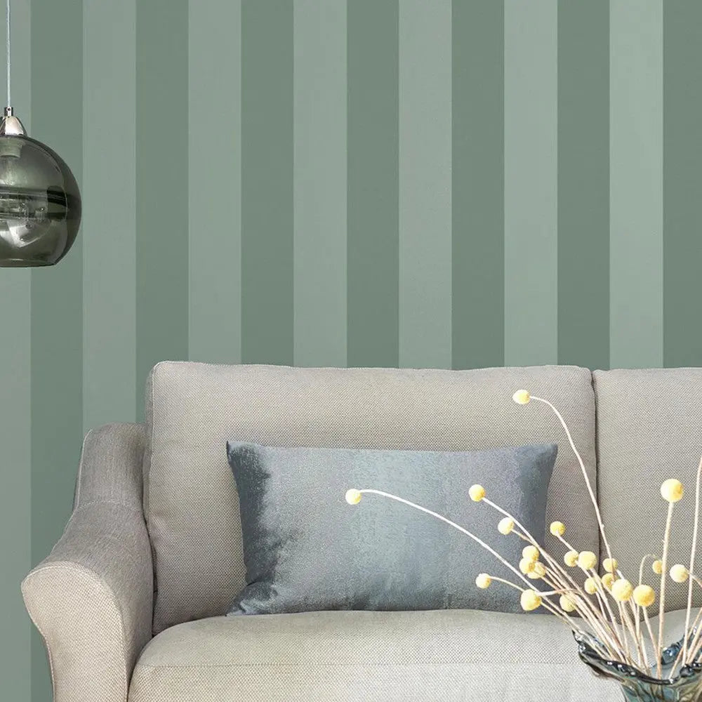 Lille Pearlescent Stripe Wallpaper Wallpaper Inn