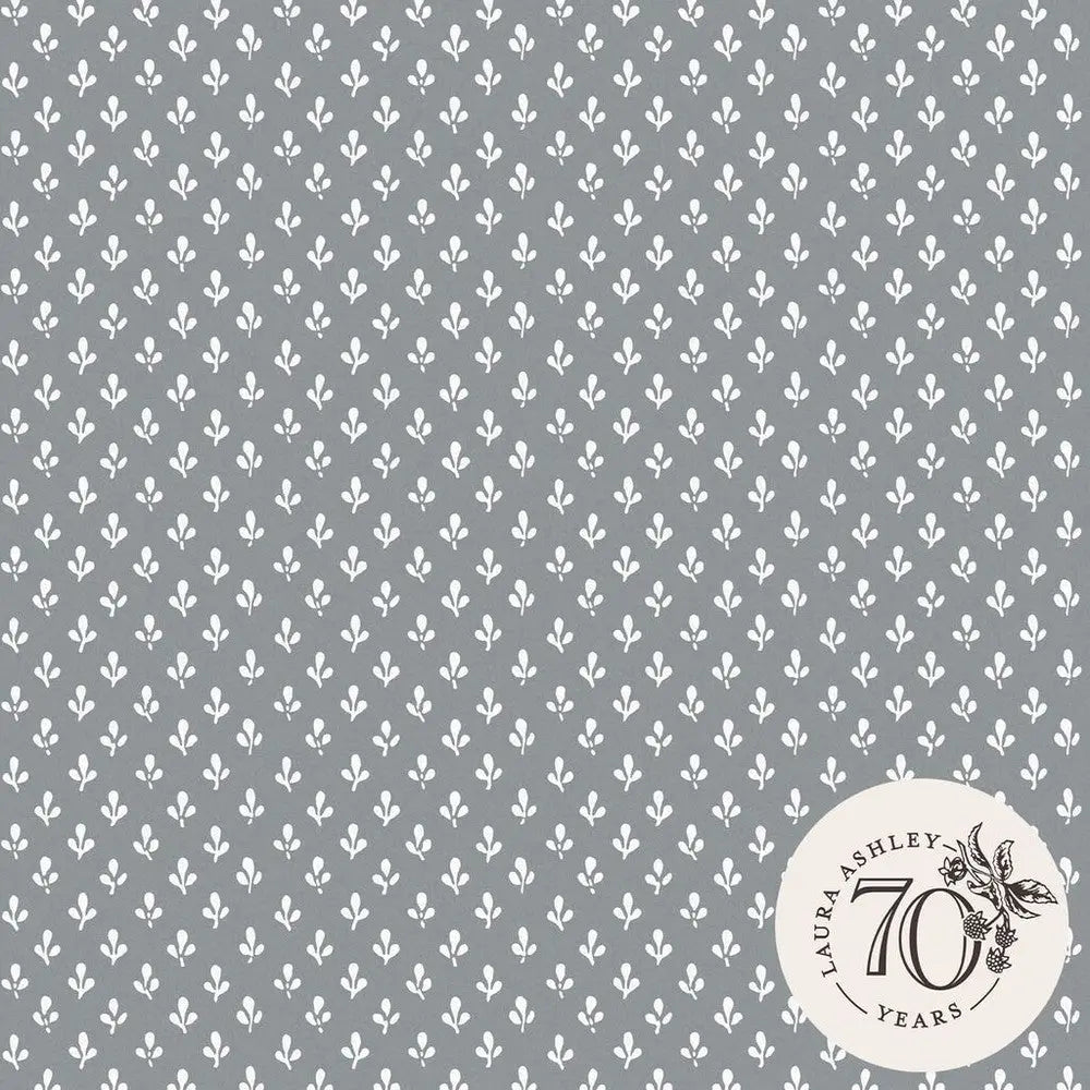 Trefoil Slate Grey Wallpaper Wallpaper Inn