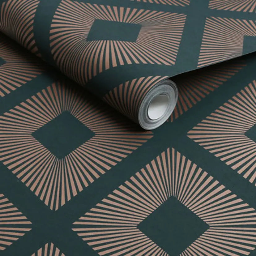 Deco Triangle Wallpaper Wallpaper Inn