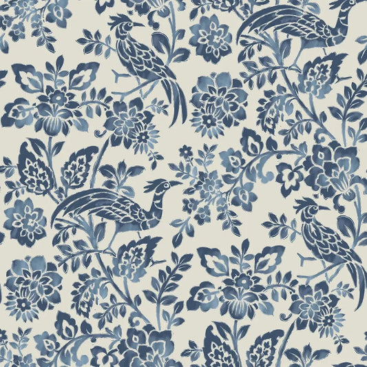 Adain Palace Wallpaper Dark Seaspray Blue Wallpaper Inn