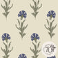 Dandelion Wallpaper Dusky Seaspray Blue Wallpaper Inn