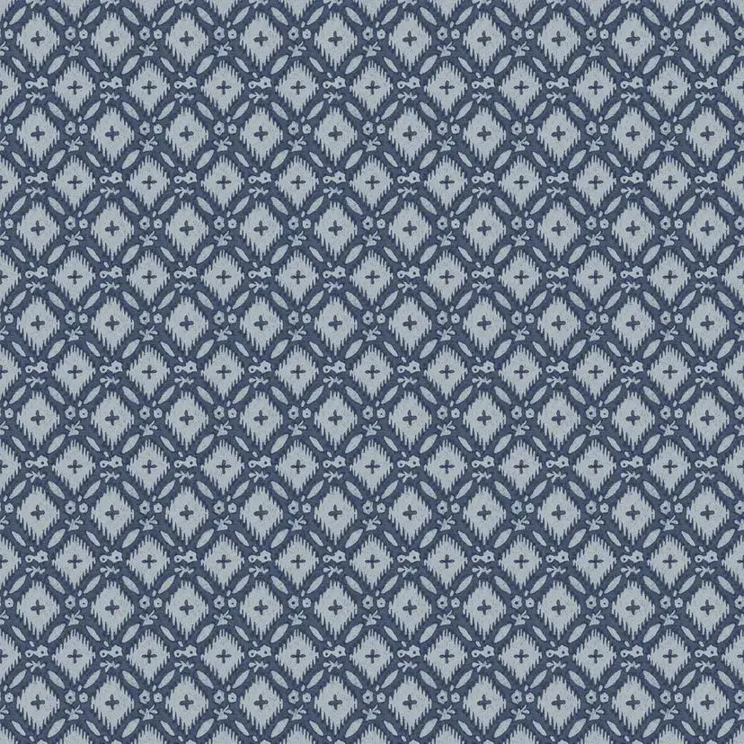 Whitebrook Wallpaper - Dusky Seaspray Blue Wallpaper Inn