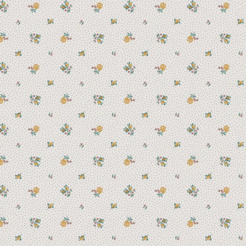 Claudia's Friend Wallpaper - Pale Ochre Yellow Wallpaper Inn