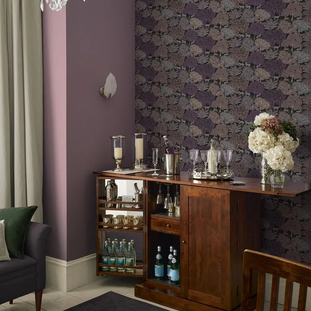 Garwood Grove Wallpaper - Violet Grey Wallpaper Inn