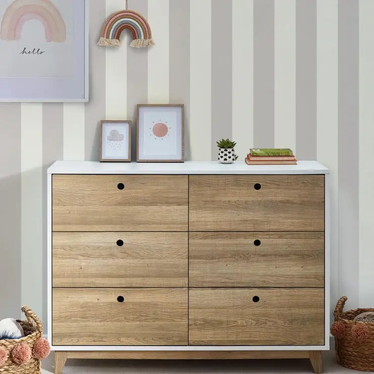 Next Craft Stripe Grey Wallpaper