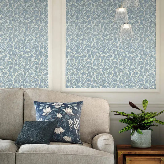 Cariad Spray Wallpaper - Newport Blue Wallpaper Inn