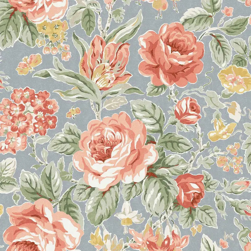 Wild Roses Wallpaper Wallpaper Inn