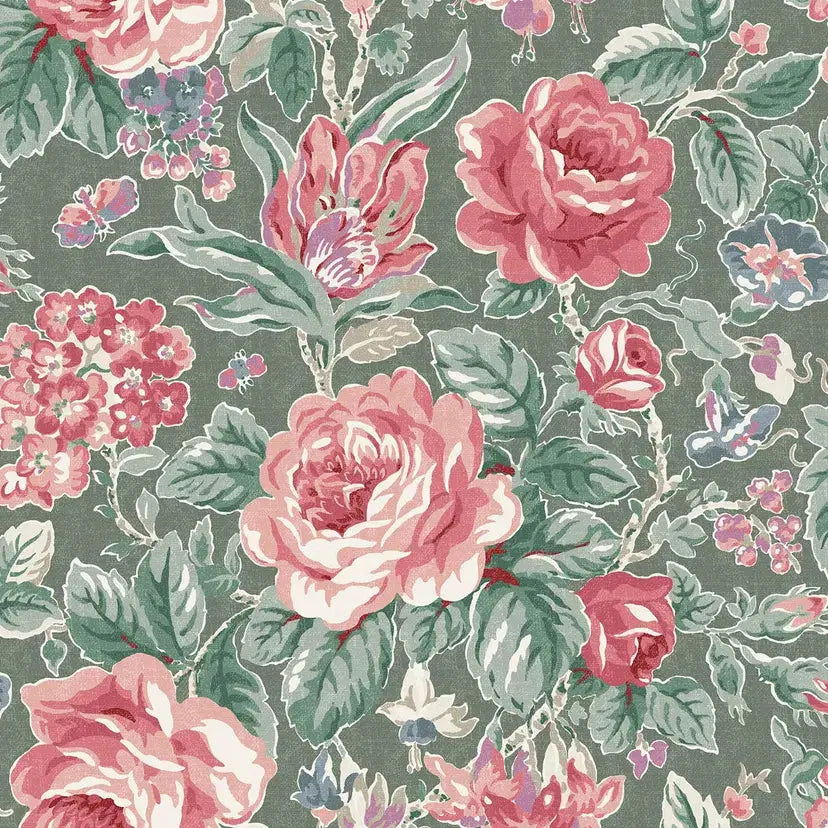 Wild Roses Wallpaper Wallpaper Inn