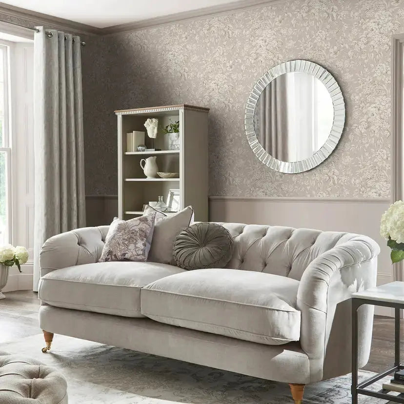 Heledd Blooms Wallpaper - Dove Grey Wallpaper Inn