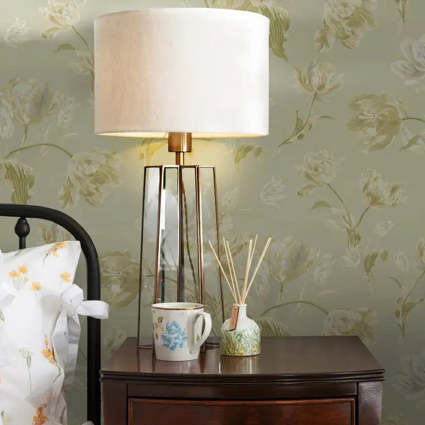 Gosford Sage Green Wallpaper Wallpaper Inn