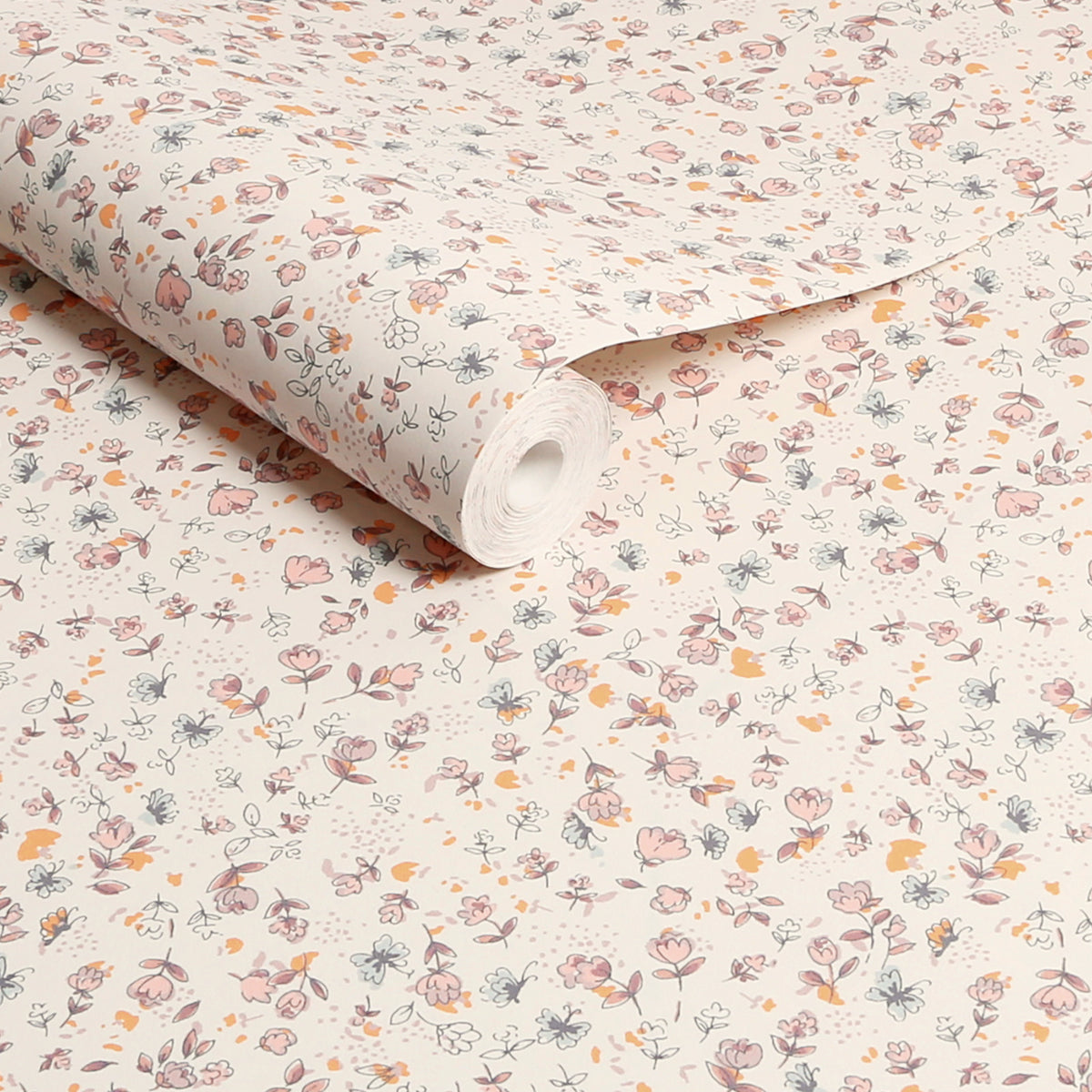 Next Calm Ditsy Floral Cream Wallpaper